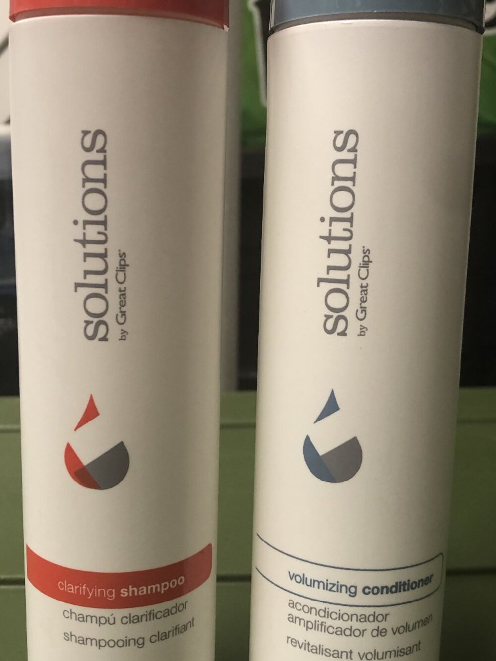 Solutions Great Clips Clarifying Shampoo 10.14 & Volumizing Conditioner 10.14 #A